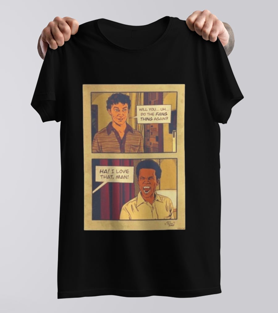 Interview With The Vampire Fang Thing Comic Panel Ha I Love That Man T-Shirt