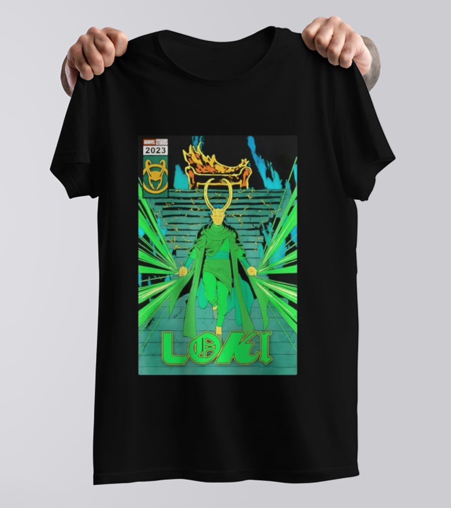 Marvel Studios Loki 2023 Season 2 God Comic T-Shirt