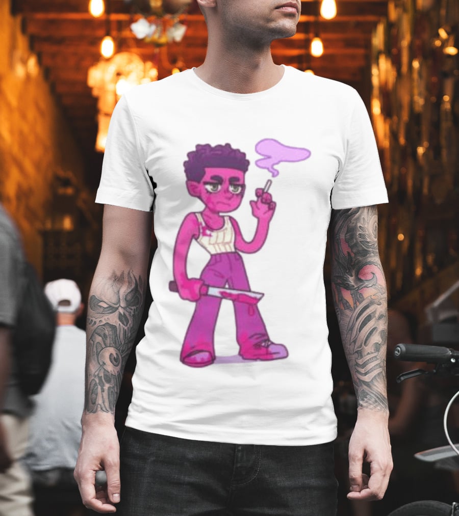 Amc Shop Interview With The Vampire Very Merry Mart Louis Smoking Knife T-Shirt