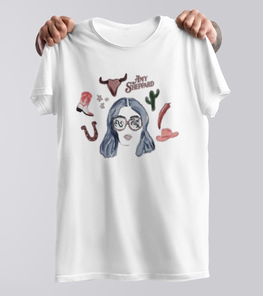 Amy Sheppard Mr. Mistake Western Cowgirl Elements Sunglasses Cactus Boots Hat T-Shirt