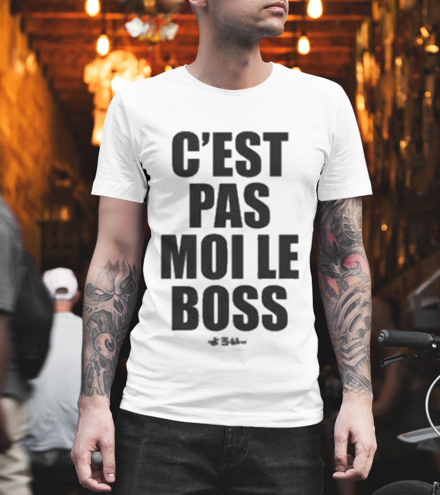Orelsan C'est Pas Moi Le Boss Text Clothing T-Shirt