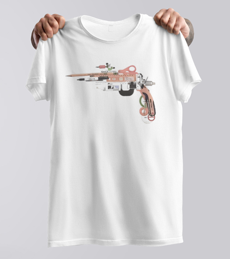 School Office Supplies Gun T-Shirt