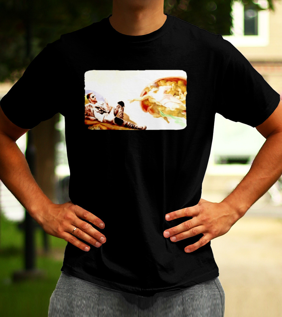 AEW Orange Cassidy The Creation Of Adam T-Shirt