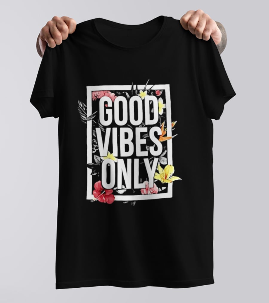 Alana Thompson Good Vibes Only Floral T-Shirt
