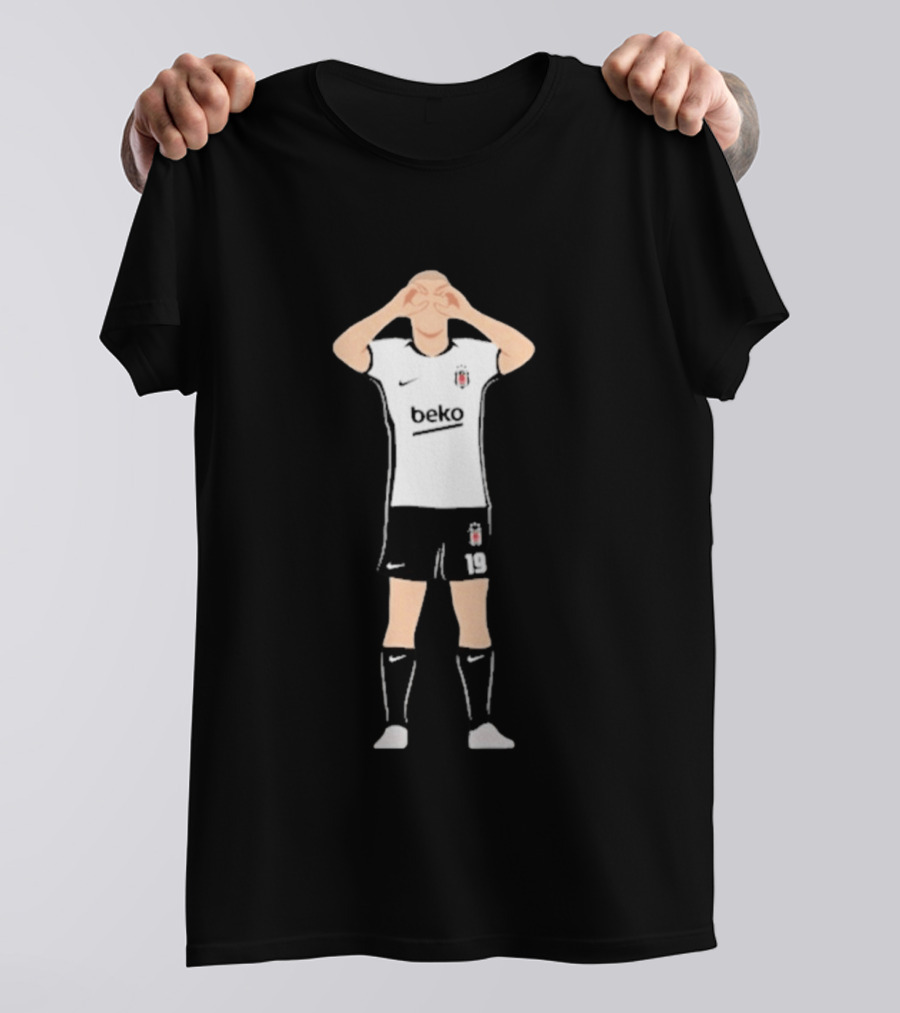 Besiktas Beko Leandro Trossard 19 Football Celebration T-Shirt