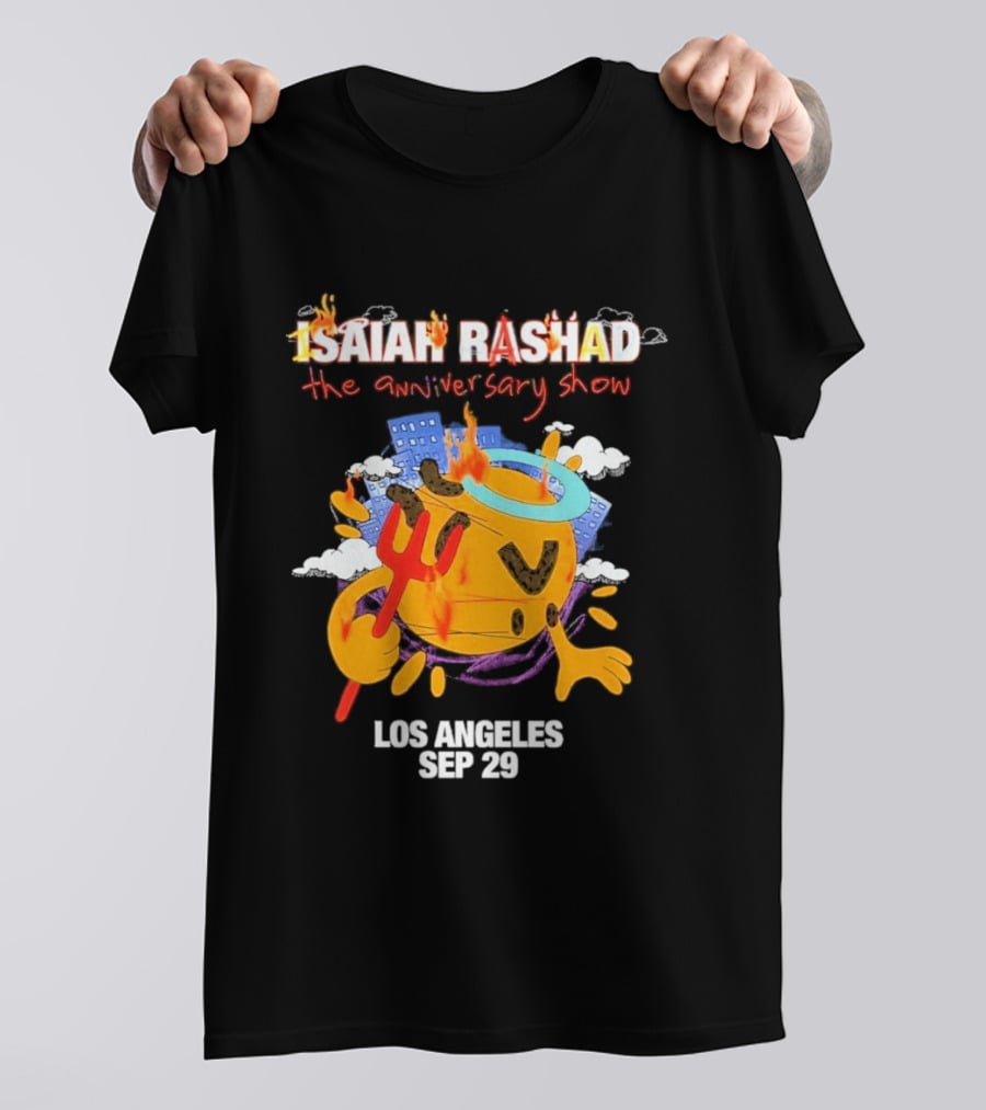 Isaiah Rashad The Anniversary Show Los Angeles Sep 29 T-Shirt