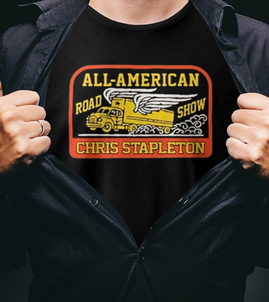 Chris Stapleton All American Road Show Winged Truck T-Shirt