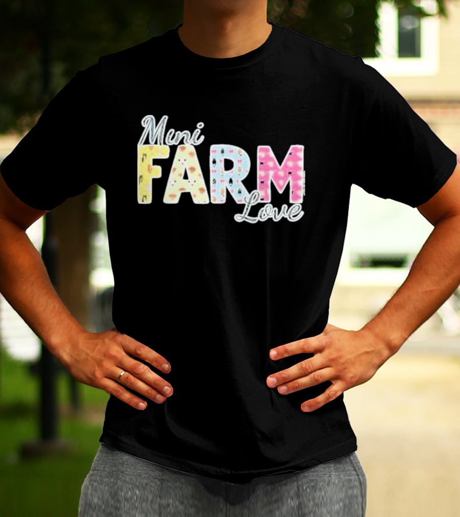 Mini Farm Love Floral Pastel T-Shirt