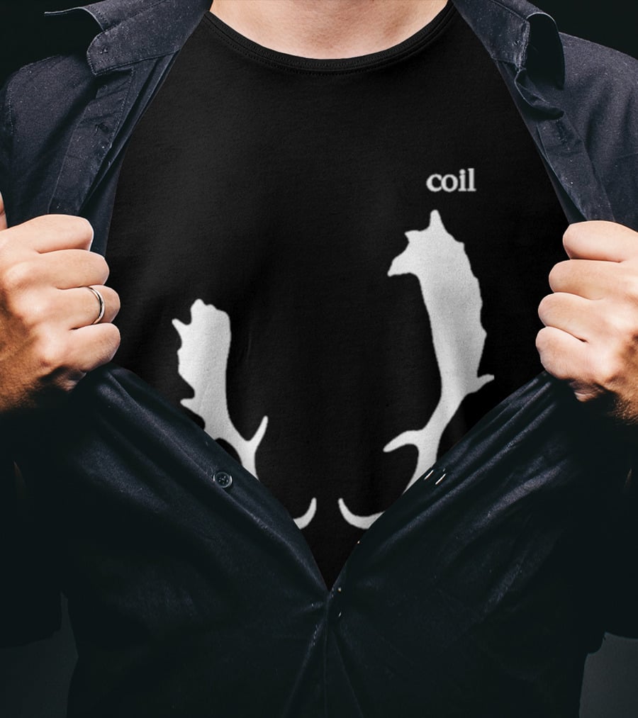 Coil Black Antlers T-Shirt