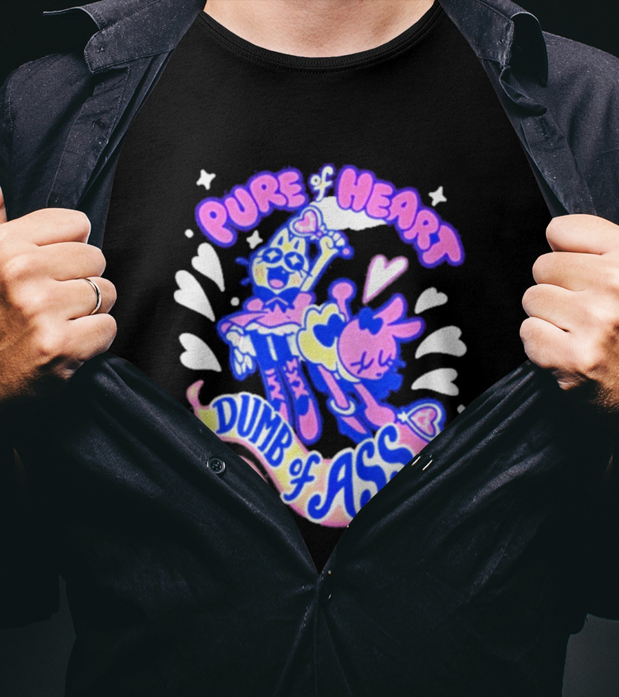 Pure Heart Dumb Of Ass Giraffalope Fun T-Shirt