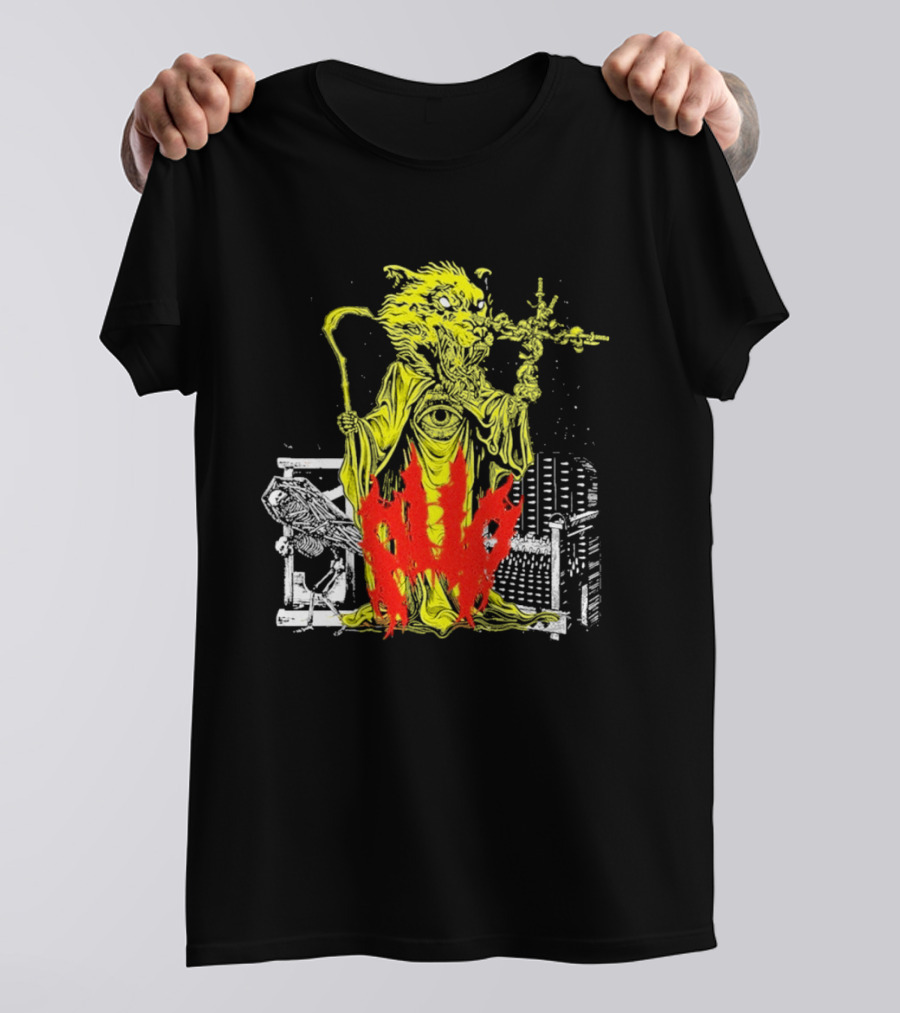 Pup Demon Prince Wizard Staff Fantasy T-Shirt