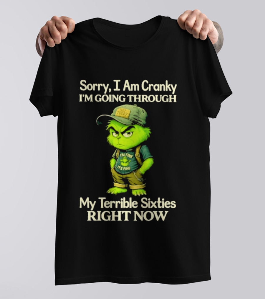 Sorry I Am Cranky I'm Going Through My Terrible Sixties Right Now T-Shirt