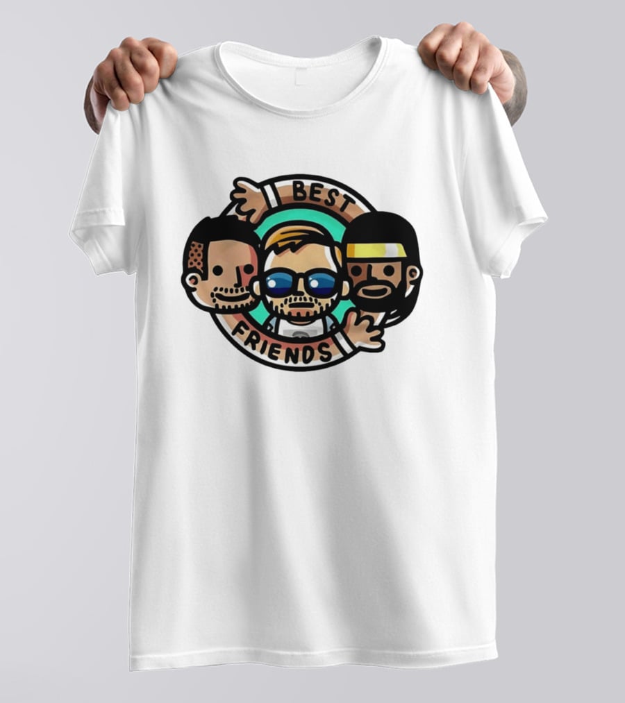 All Elite Wrestling Best Friends Cartoon Characters T-Shirt
