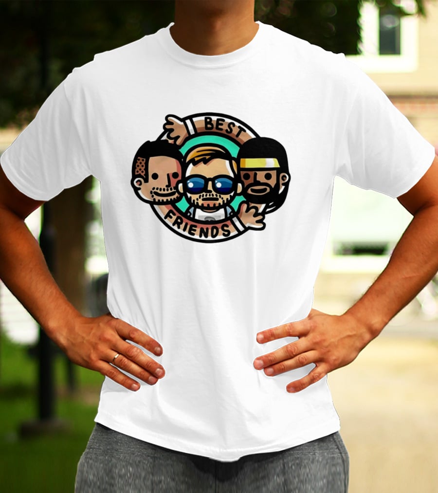 All Elite Wrestling Best Friends Cartoon Characters T-Shirt