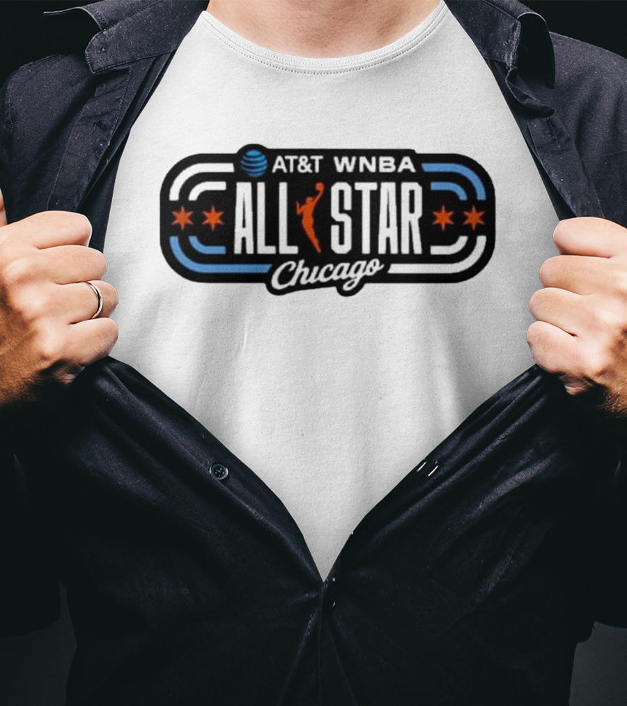 AT&T WNBA All Star Chicago 2026 United Center July 25 T-Shirt