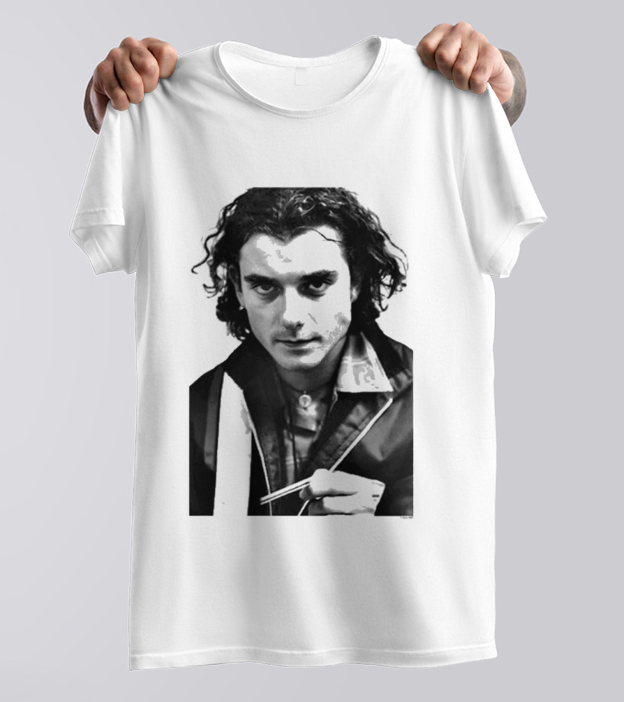 Bush Gavin Rossdale Black White Photo T-Shirt