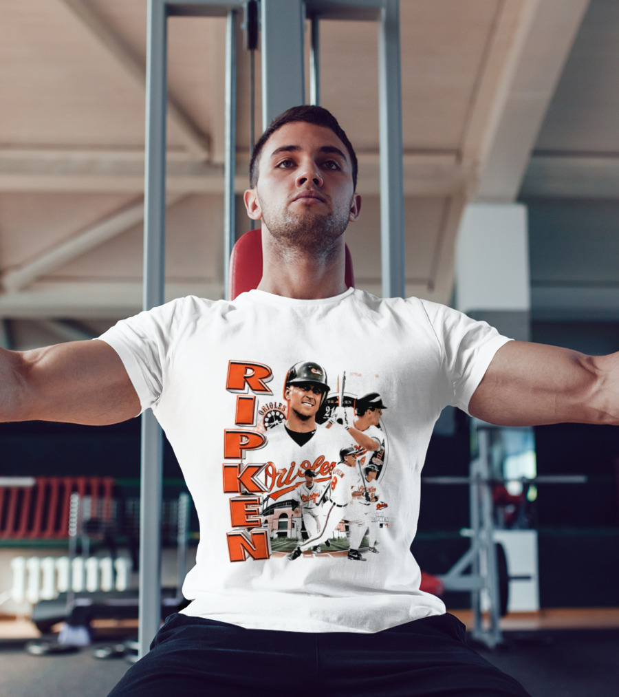 Ripken Baltimore Orioles MLB 2026 Collage Baseball Themed Fan Wear T-Shirt
