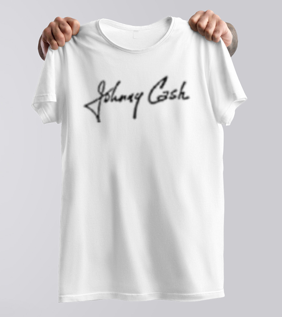 Johnny Cash Signature American Style Shop T-Shirt