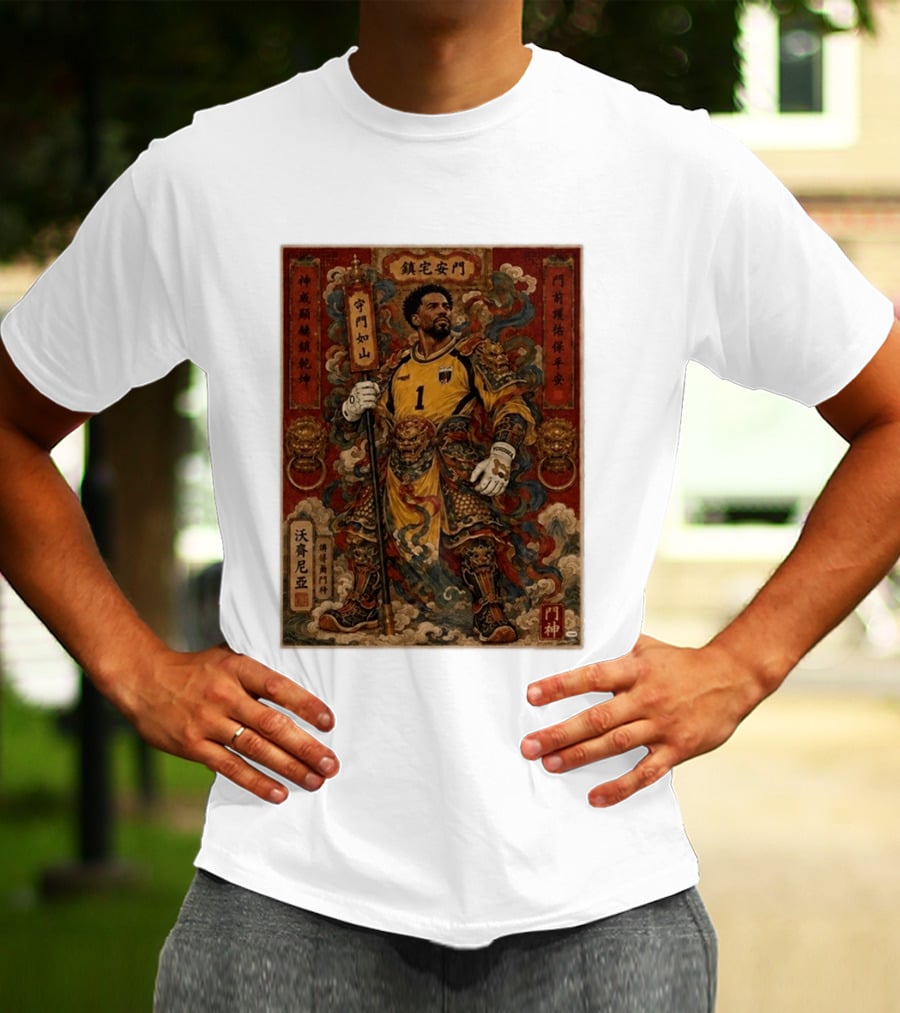 Cape Verde Goalkeeper Vozninha Door God Guardian T-Shirt