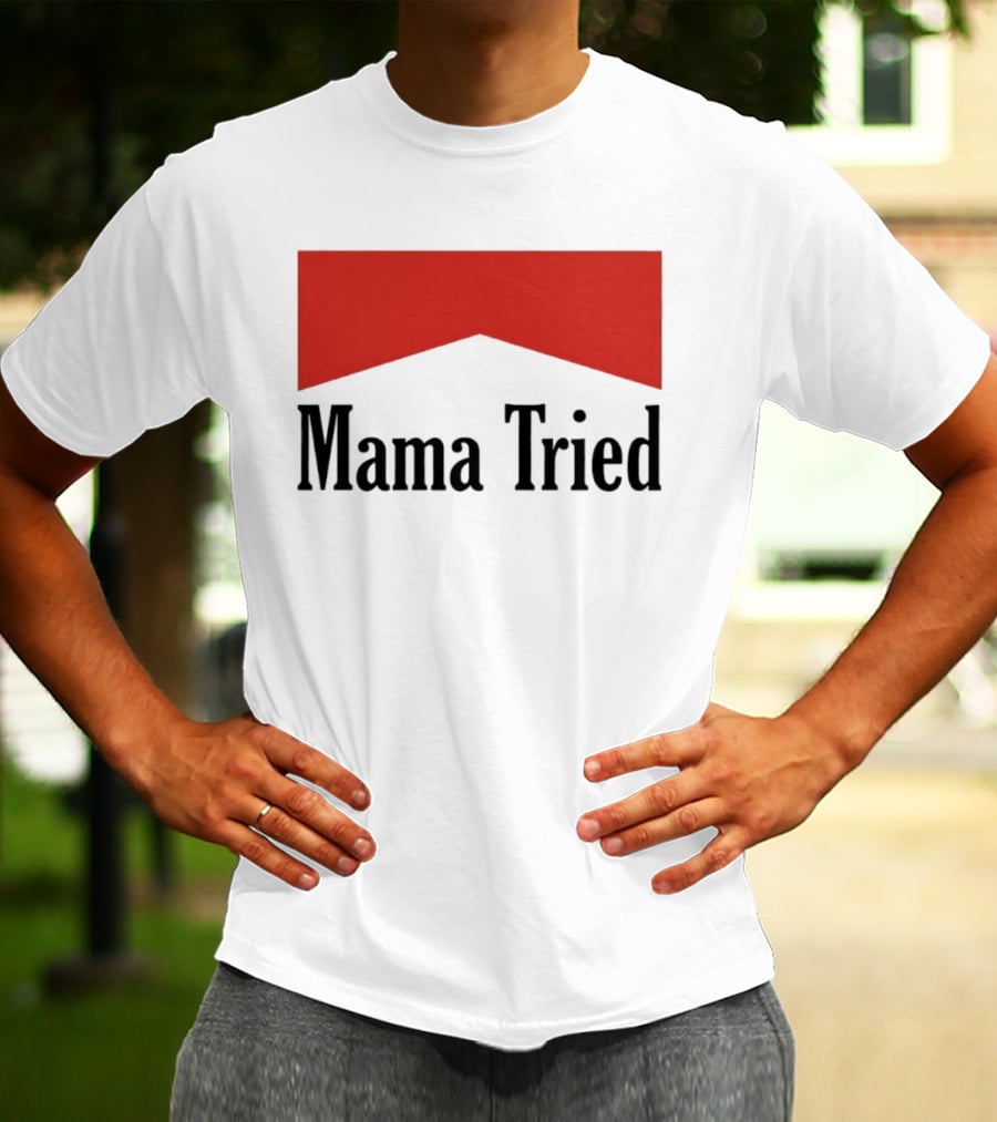Mama Tried Red Chevron T-Shirt