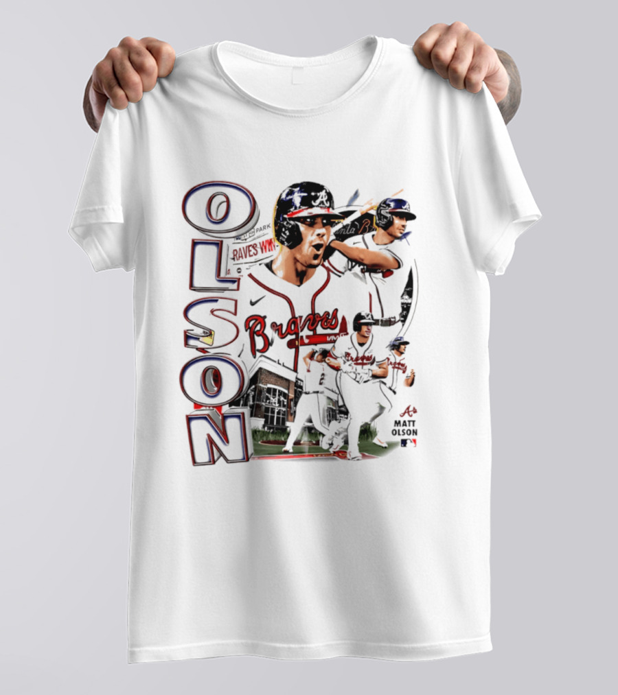 Matt Olson Braves 2026 MLB Collage Nike Swingman T-Shirt