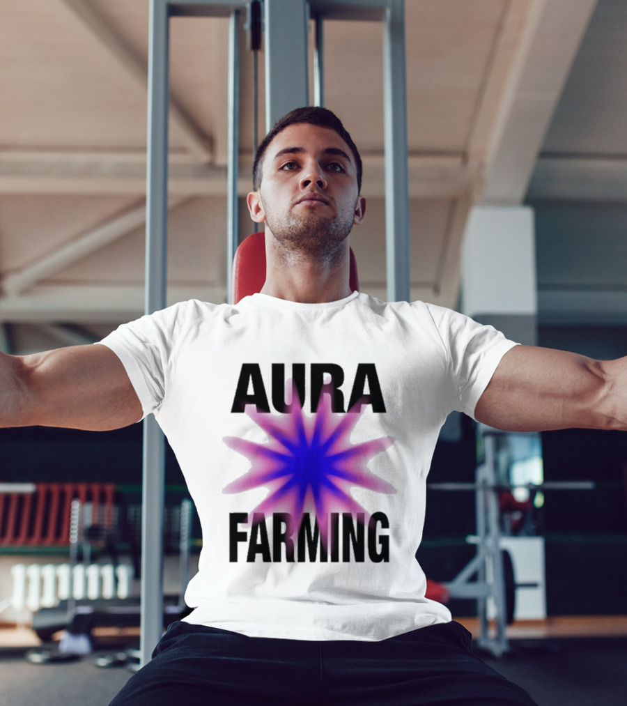 Farming Aura Starburst Energy Visual T-Shirt
