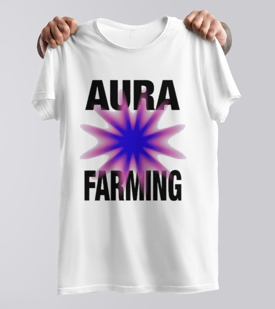 Farming Aura Starburst Energy Visual T-Shirt