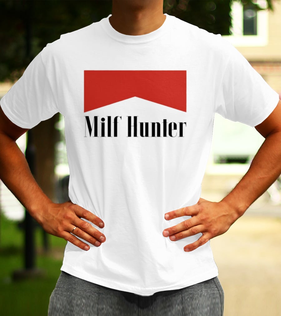 Milf Hunter Marlboro Red Crest T-Shirt