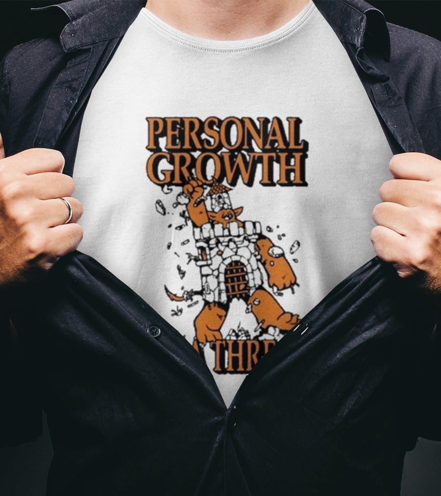 Personal Growth As A Threat Castle And Creature T-Shirt