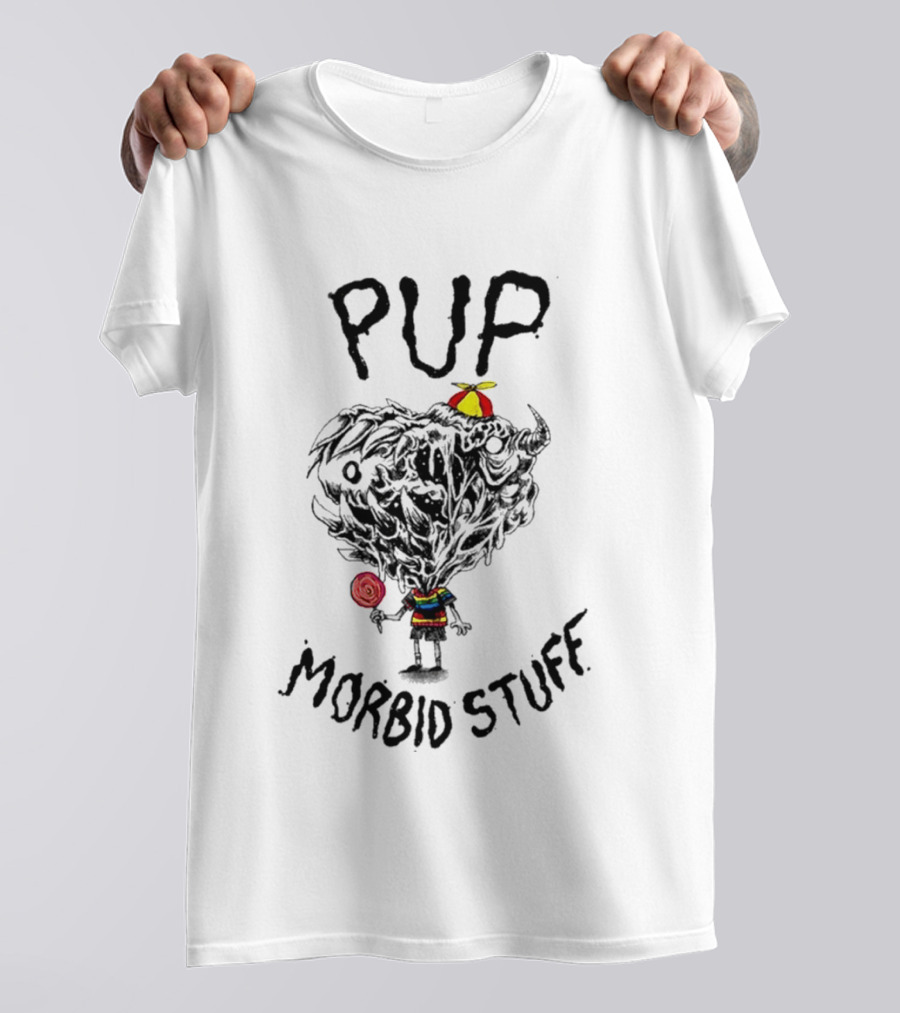 Pup Morbid Stuff Lollipop Hat Monster T-Shirt