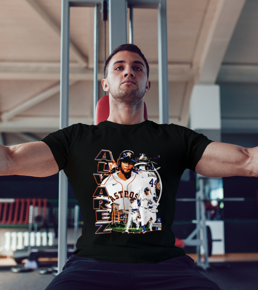 Yordan Alvarez Astros Baseball Number 44 Collage T-Shirt