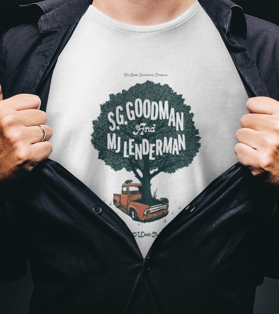 S.G. Goodman And MJ Lenderman 40 Watt Club March 21 2023 Athens Georgia T-Shirt