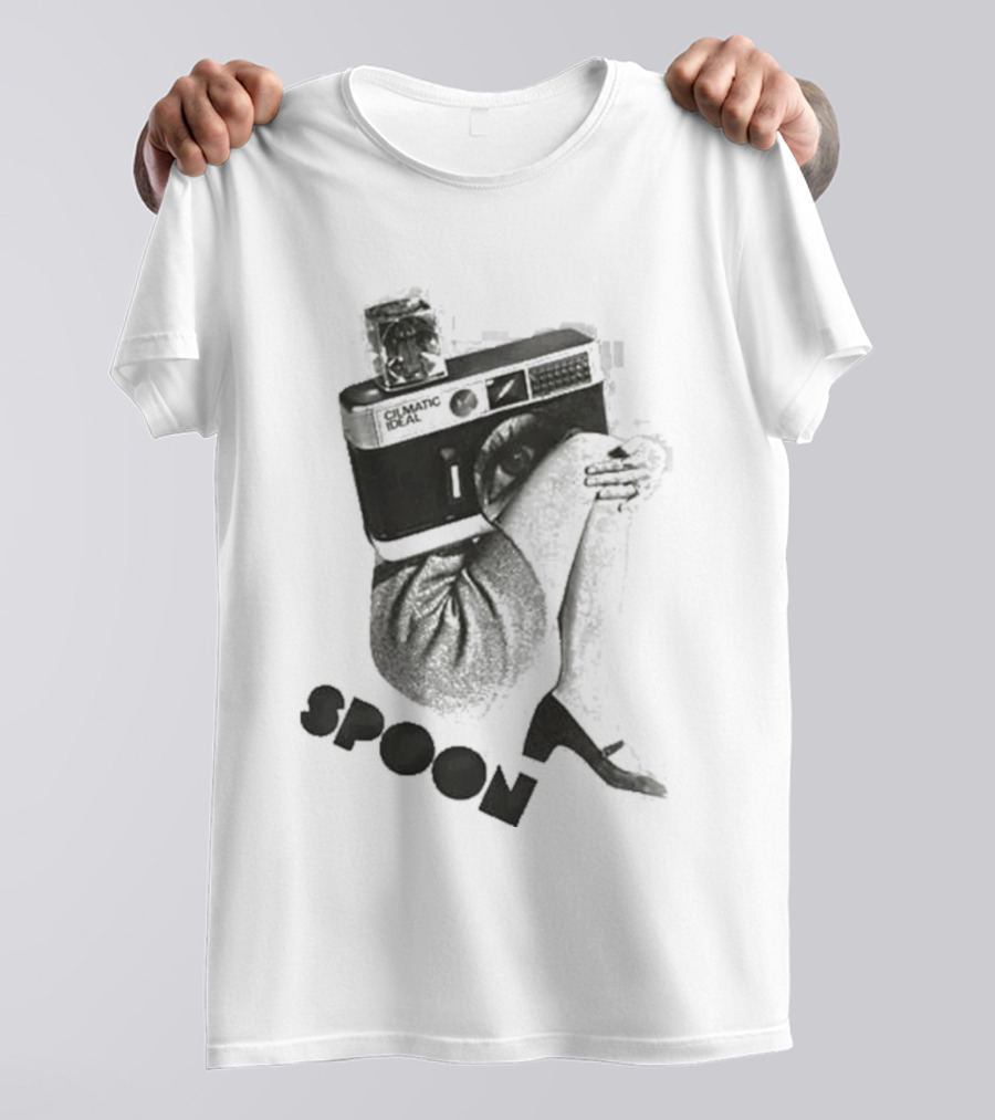 Spoon Camera Silver Iconic Utensil T-Shirt