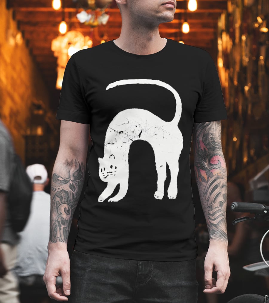 Angeltype Catvisu Arched Feline T-Shirt