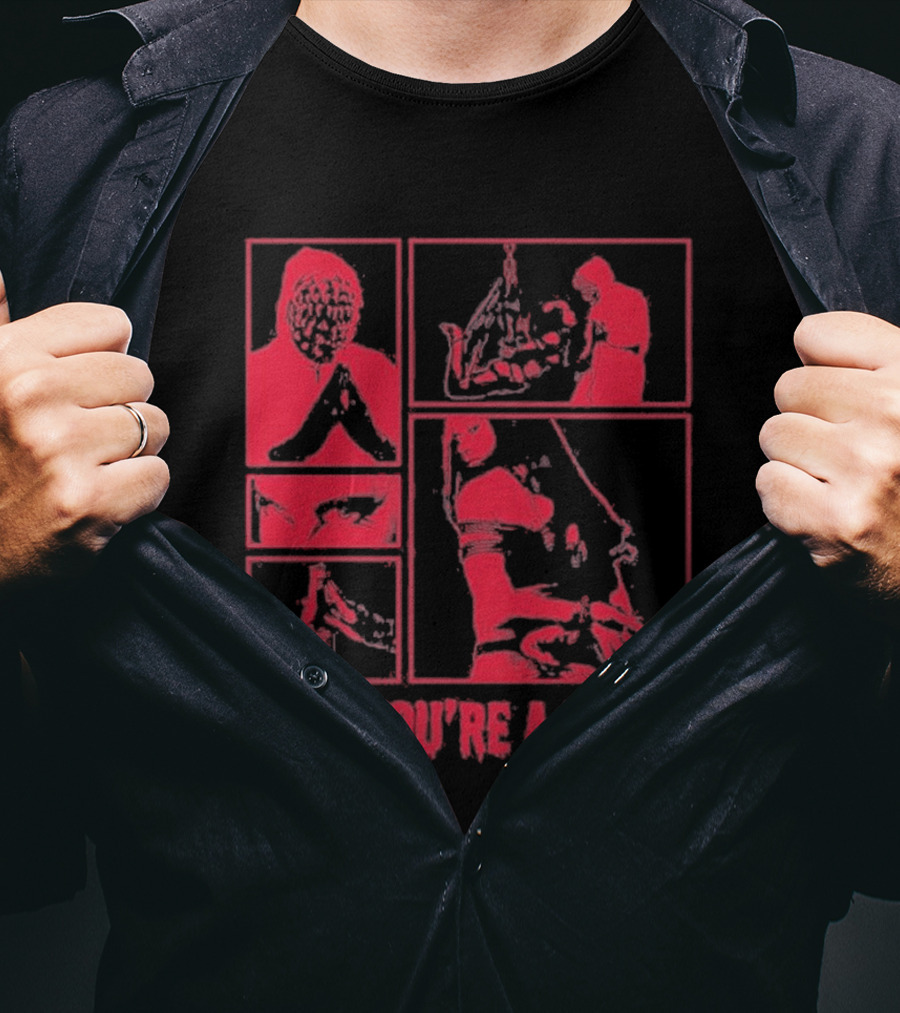 Baby You're A Leech Horror Style Red T-Shirt