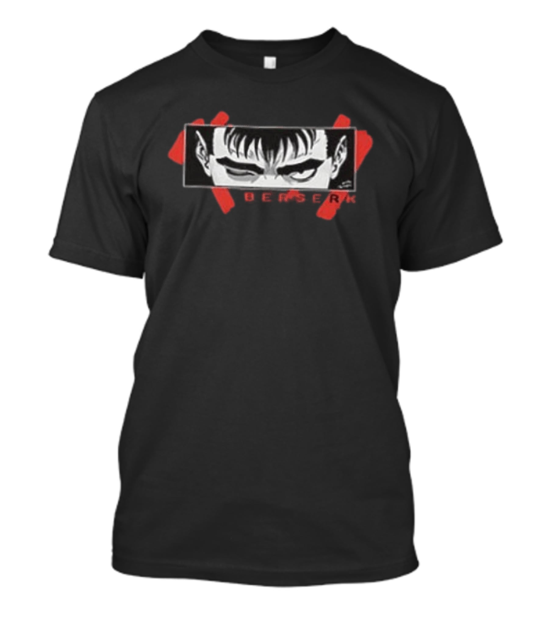 Berserk Manga 2026 Collage Guts Iconic Glare Two Sided T-Shirt