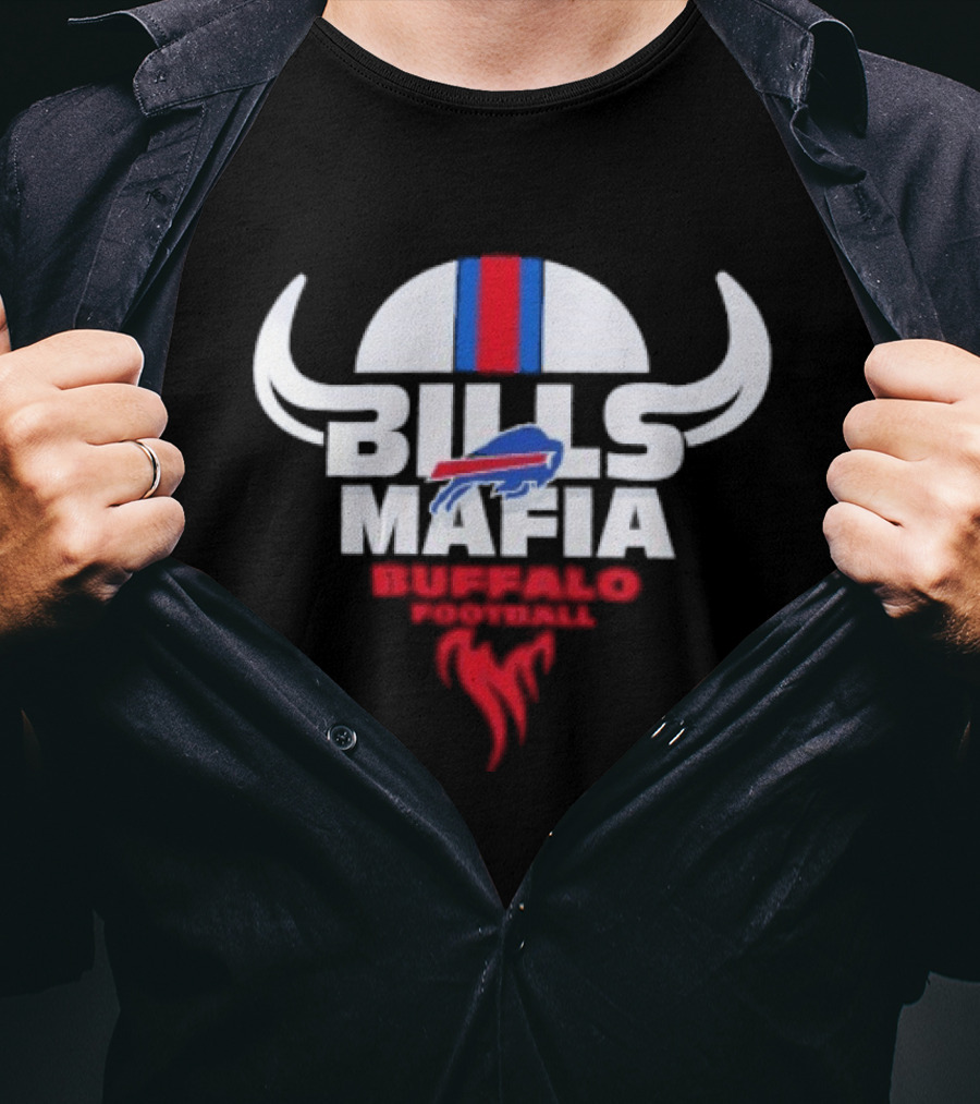 Bills Mafia Buffalo Football Team Fandom Supporter T-Shirt