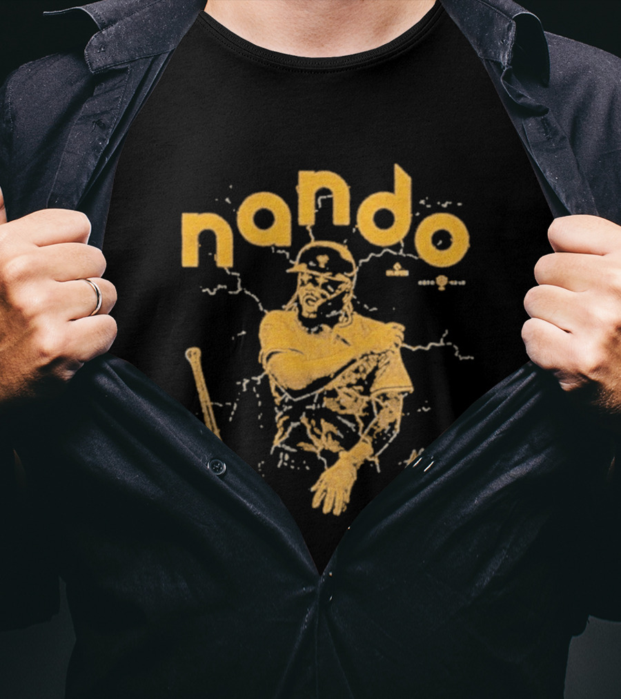 Nando Fernando Tatís Jr. San Diego Padres Baseball Player With Bat T-Shirt