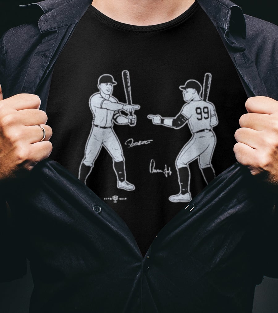Giancarlo Stanton Aaron Judge New York Yankees Bronx Giants T-Shirt