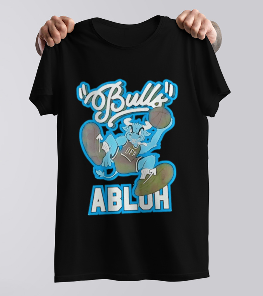 Bulls Abloh Off Basketball Slam Dunk T-Shirt