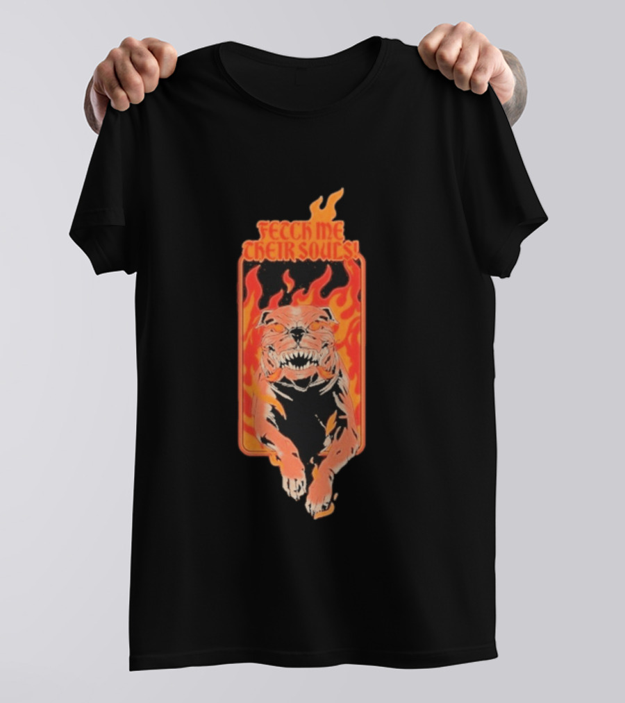 Fetch Me Their Souls Fire Dog Call Of Duty Zombies T-Shirt