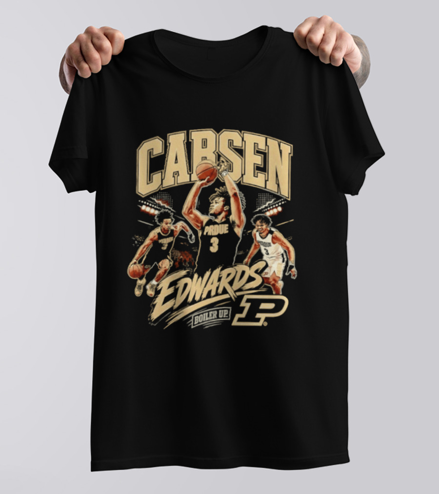Carsen Edwards Boiler Up Purdue Boilermakers Basketball P Team 3 T-Shirt
