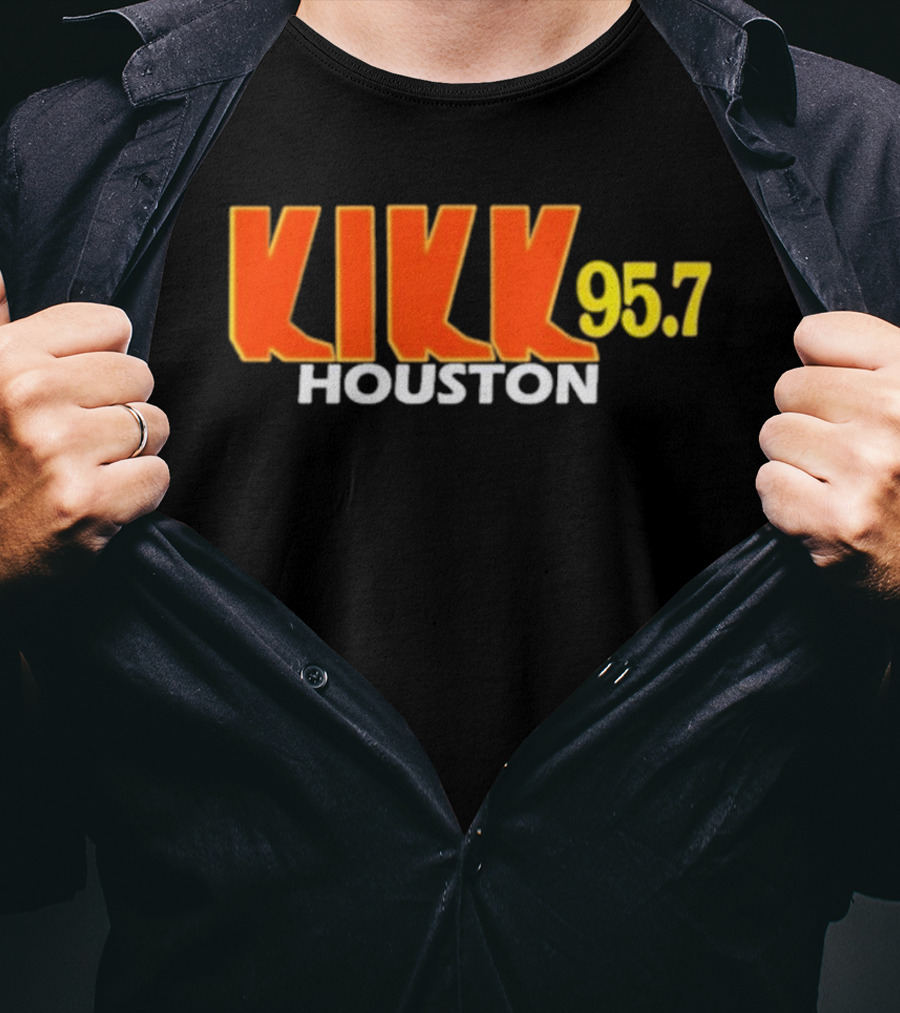 KIKK 95.7 Houston Retro Radio T-Shirt