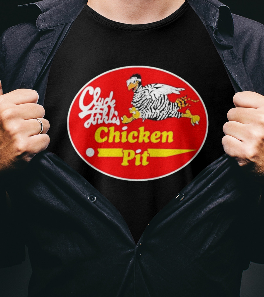 Clyde Torkel's Chicken Pit Stroker Ace Racing Theme Retro 1983 T-Shirt