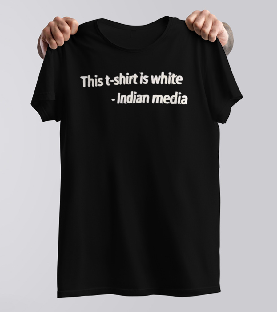 This Is White Indian Media T-Shirt