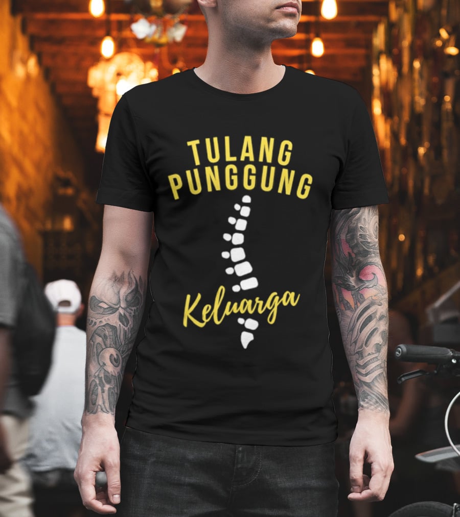 Tulang Punggung Keluarga Family Backbone Spine T-Shirt