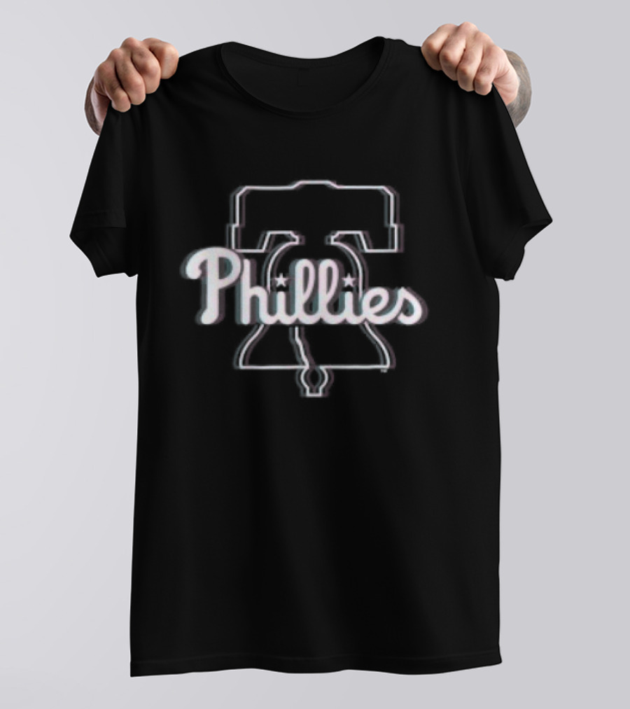 Philadelphia Phillies Bell Glitch T-Shirt