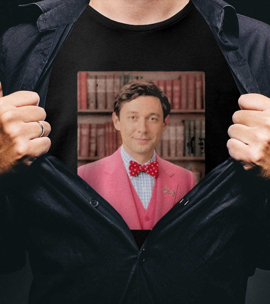 Pinky Herman Jon Ossoff Bow Tie Suit T-Shirt
