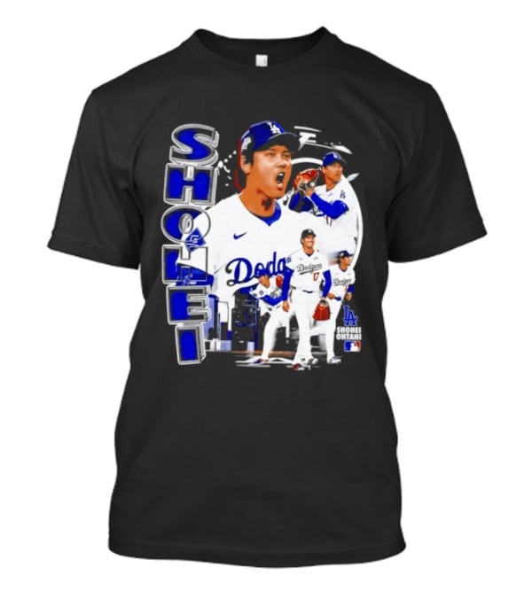 Shohei Ohtani Los Angeles Dodgers MLB 2026 Dodgers Collage T-Shirt