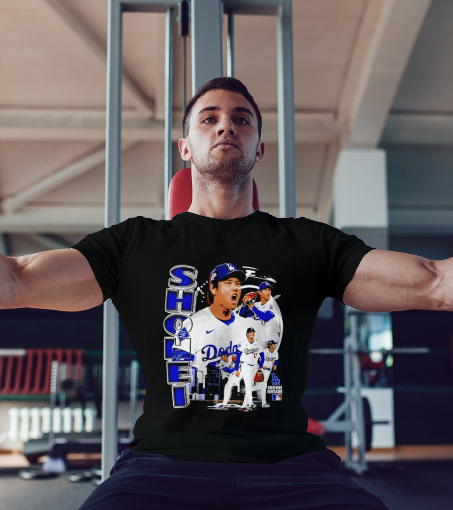 Shohei Ohtani Los Angeles Dodgers MLB 2026 Dodgers Collage T-Shirt
